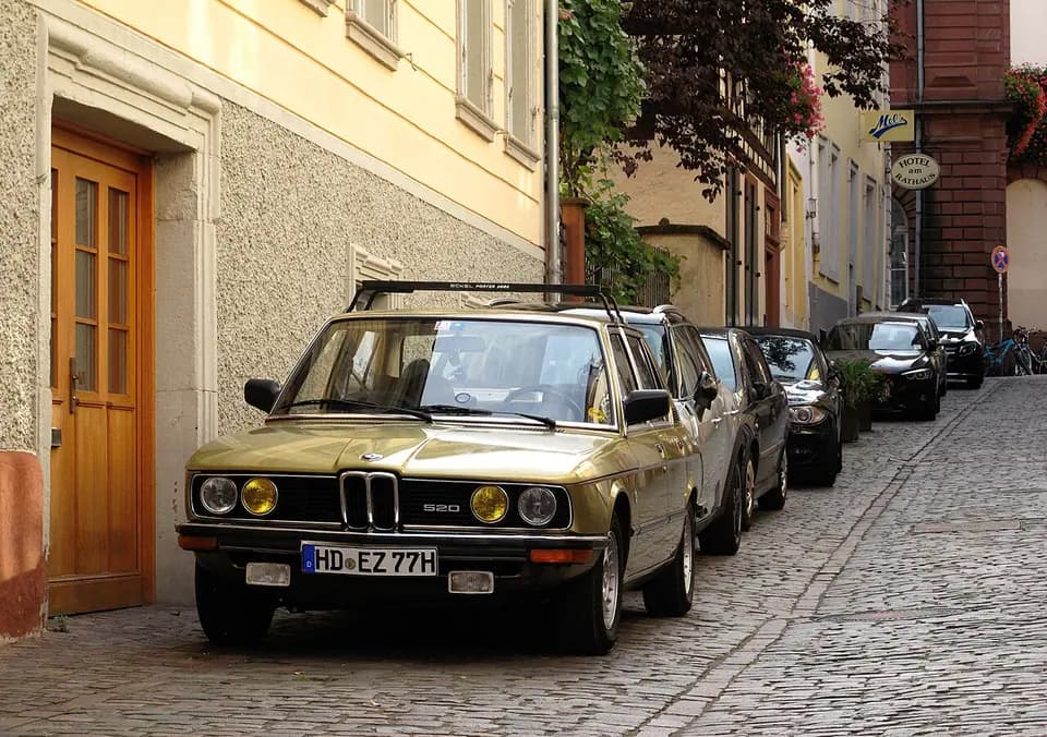 Eksempel på BMW E12